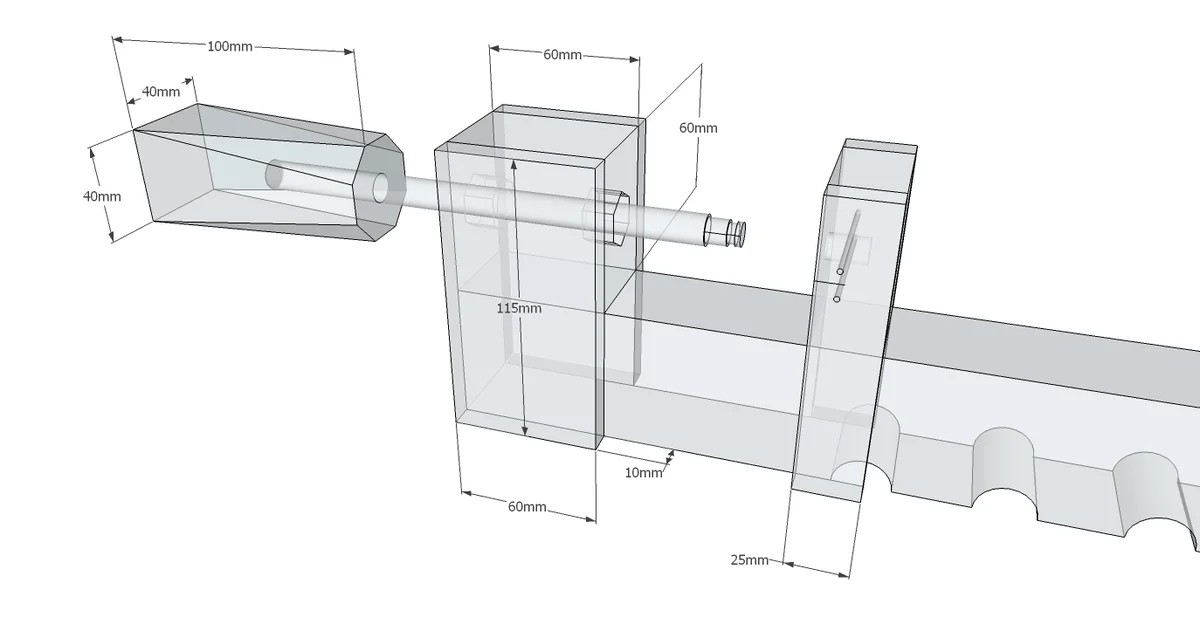 узел с винтом