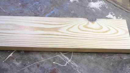 Финишная отделка сосны. Эксперимент.