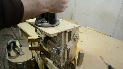 Самодельная шипорезка из фанеры. Устройство и чертежи