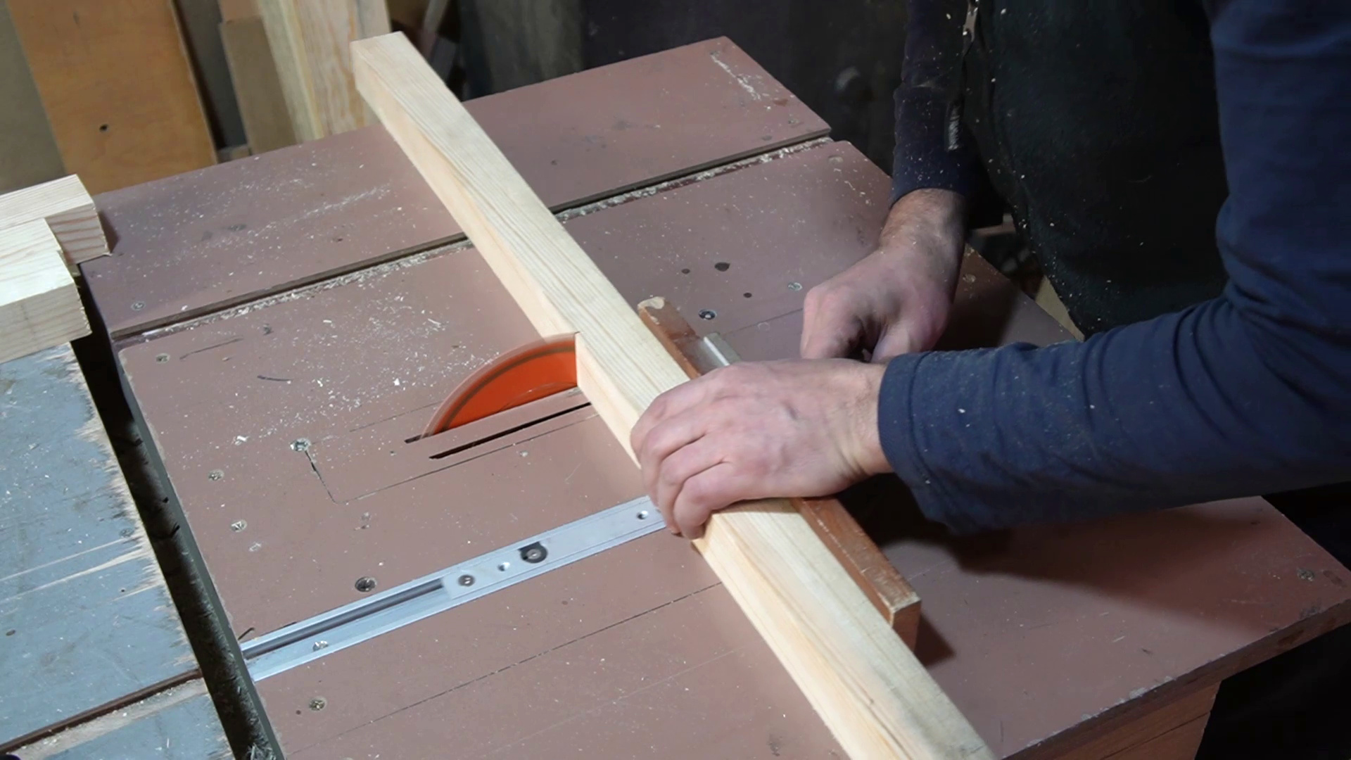 распиливание ножек