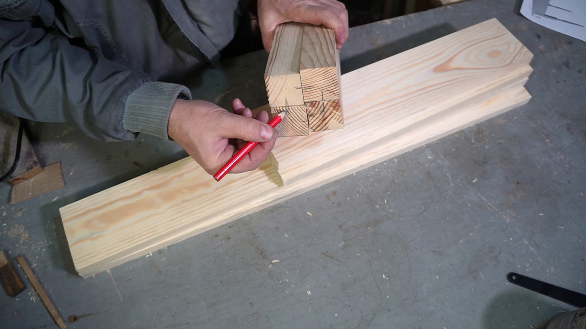 разметка ножек