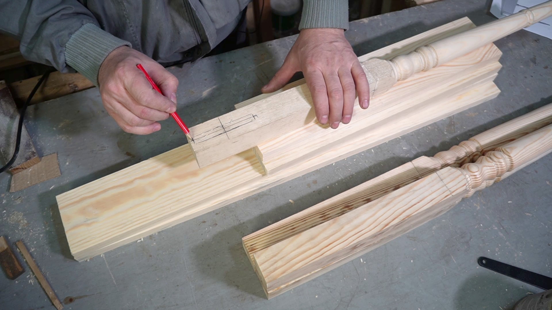 разметка ножек