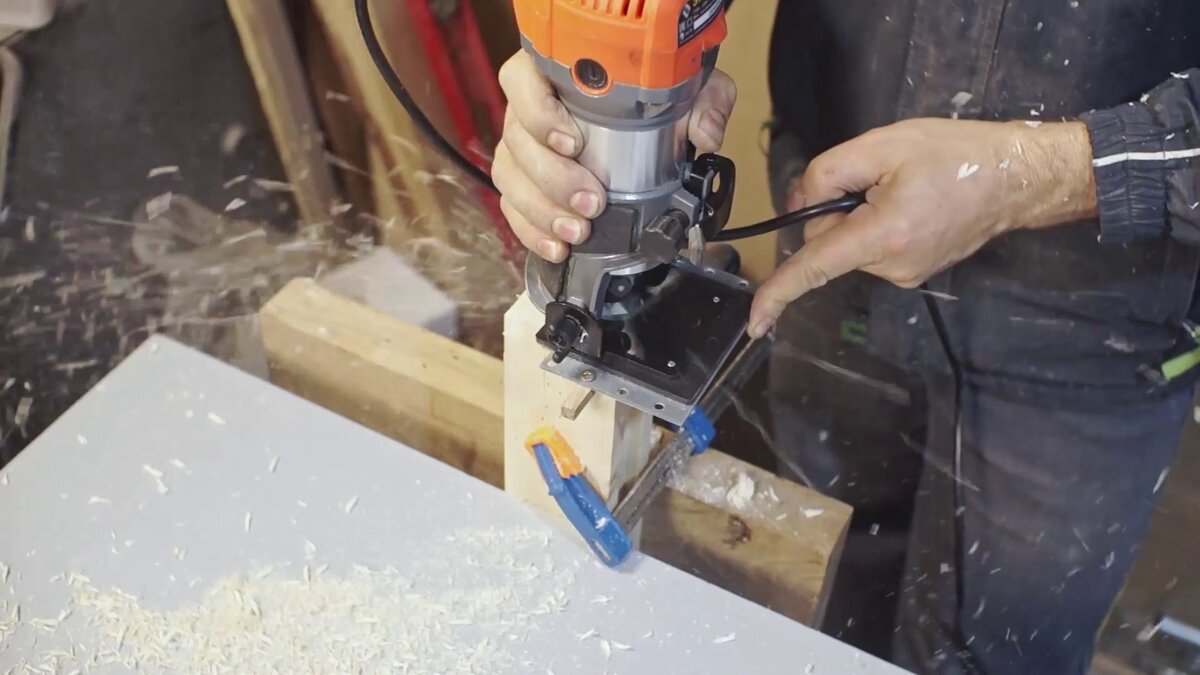 Фрезерование шипов для изготовления ящиков