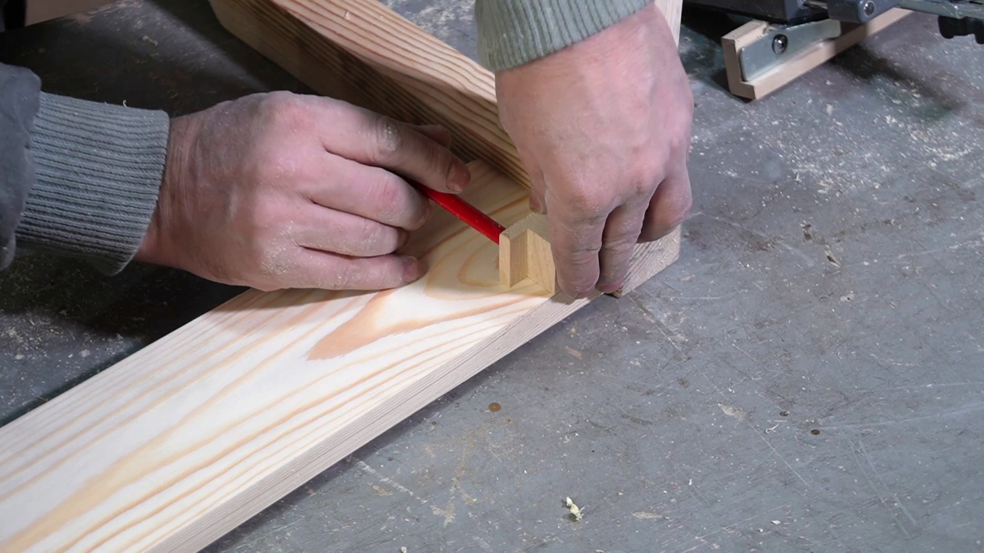 разметка под крепёж