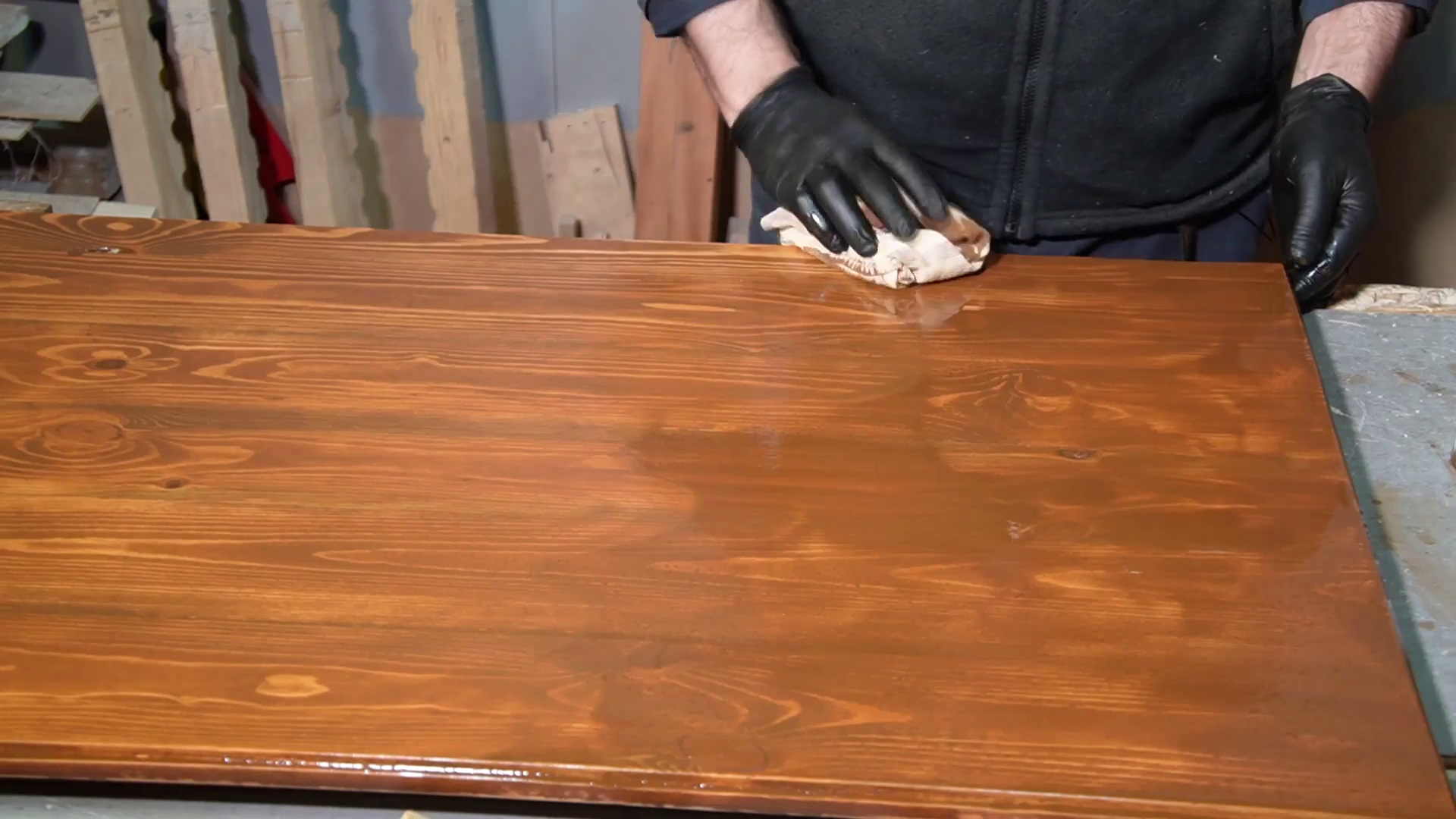 второй слой масла