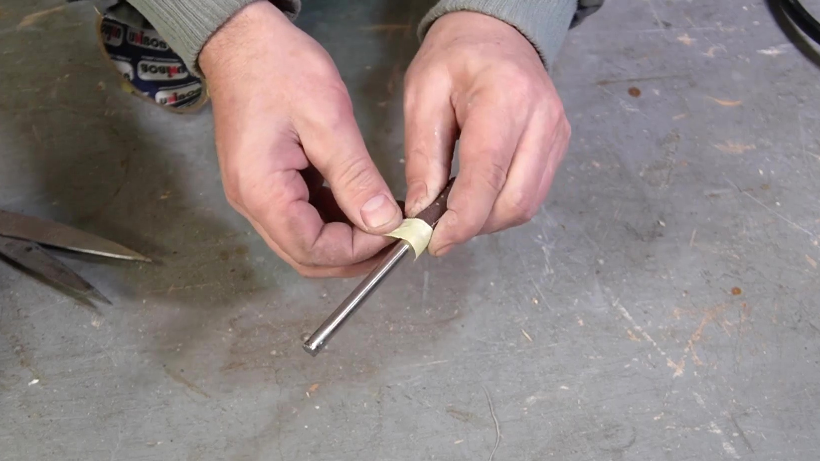 закрепление наждачки