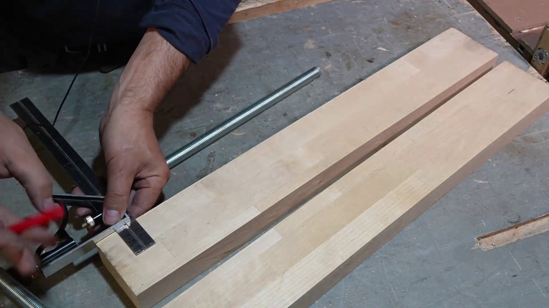 разметка отверстий